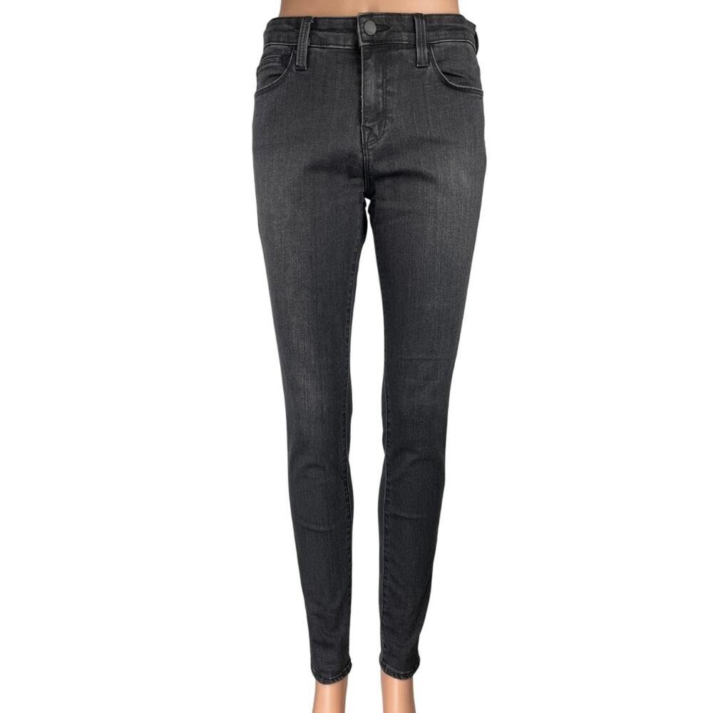 Gap Forever Strength Legging Black Mid Rise Stretch Skinny Denim Jeans Size M